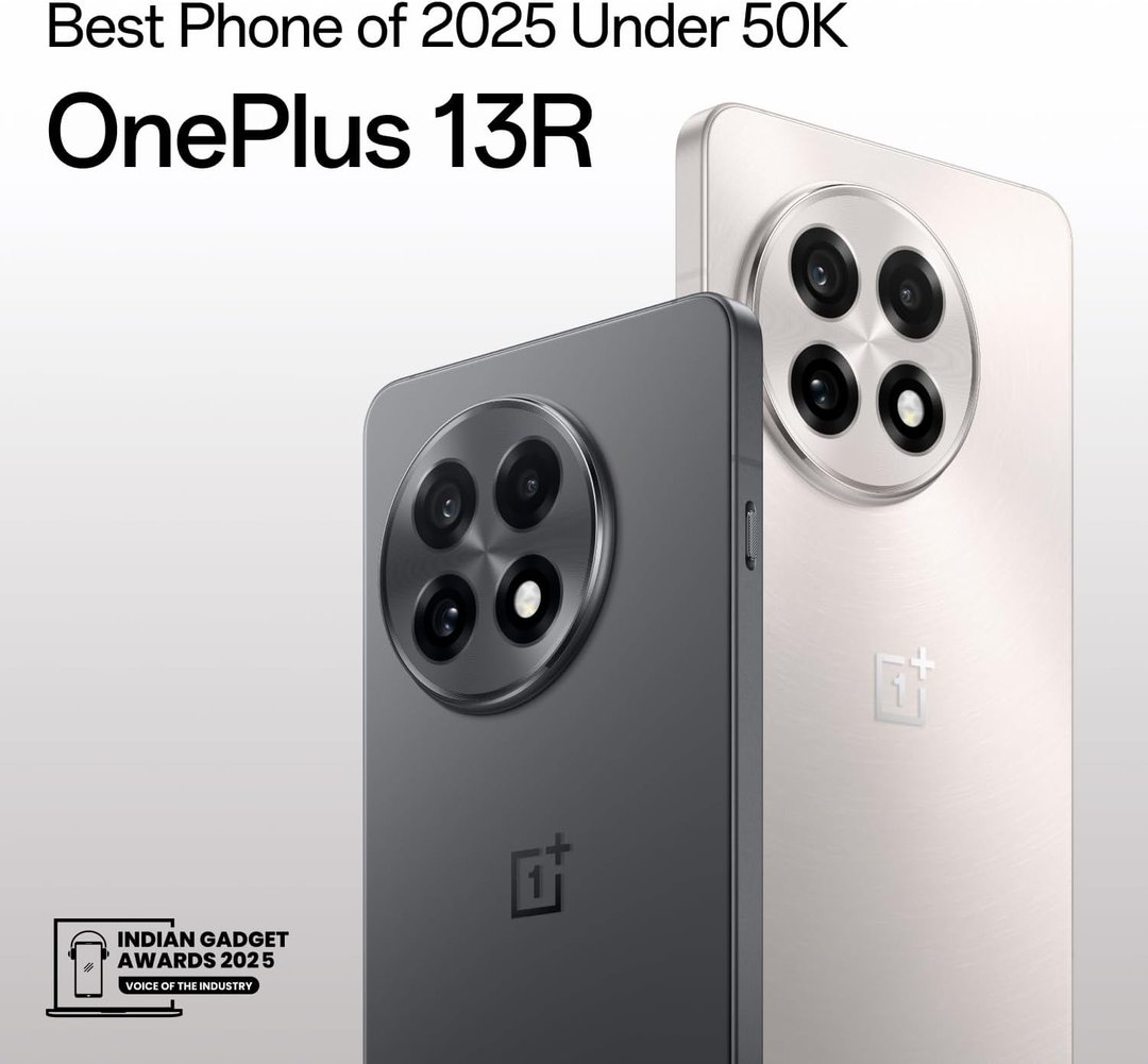 OnePlus 13R 5G — Ilustrační foto — barva se může lišit