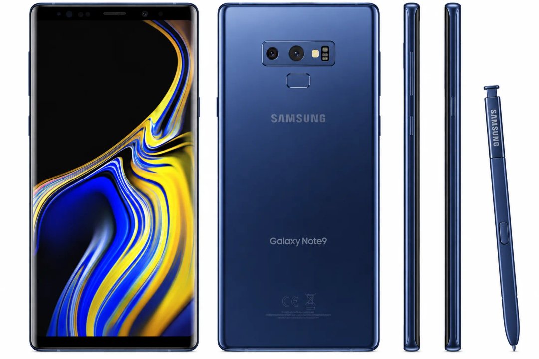 Samsung Galaxy Note 9 N960F — Ilustrační foto — barva se může lišit