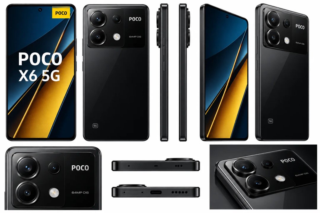 Xiaomi Poco X6 5G — Ilustrační foto — barva se může lišit