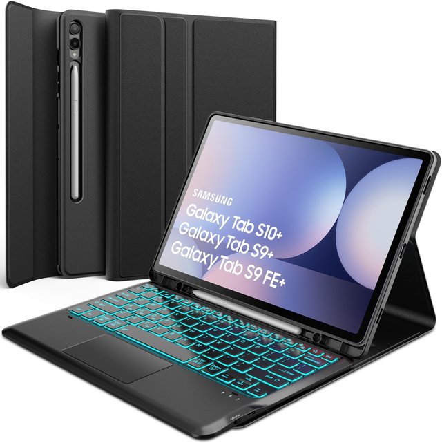 Samsung Galaxy Tab S10 FE Plus - Book Cover Keyboard - AI Key - ESP