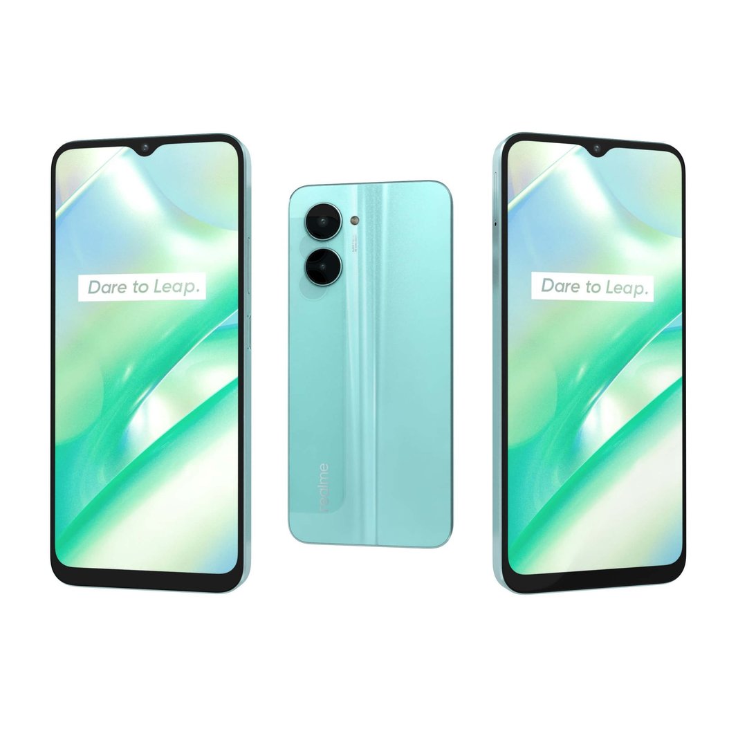 Realme C33 — Ilustrační foto — barva se může lišit