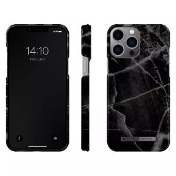 iDeal Of Sweden iPhone 13 - Fashion Case Black Thunder Marble 2