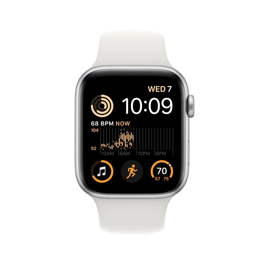 Apple Watch SE 44mm GPS Aluminum case — Ilustrační foto — barva se může lišit