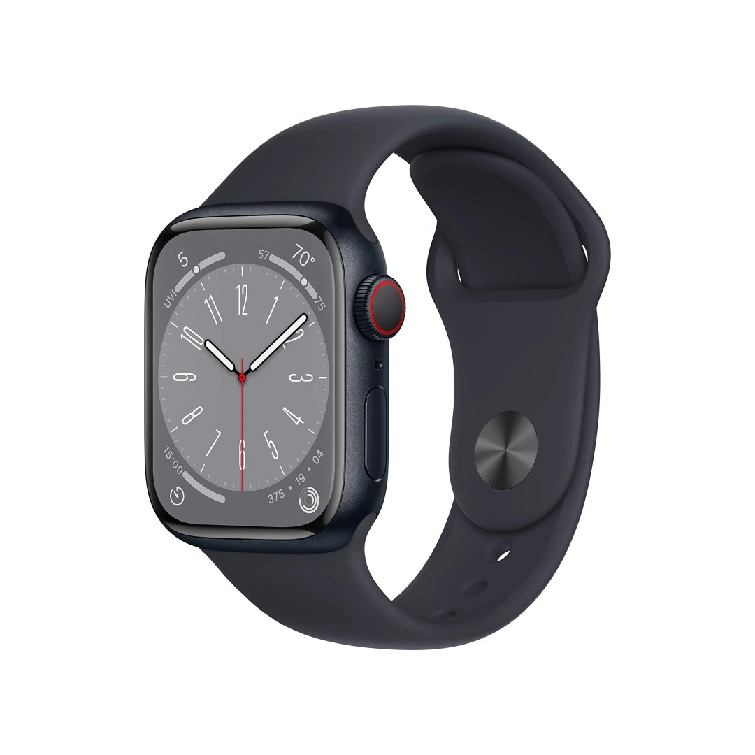 Apple Watch Series 8 45mm GPS+Cellular Aluminum Case — Ilustrační foto — barva se může lišit