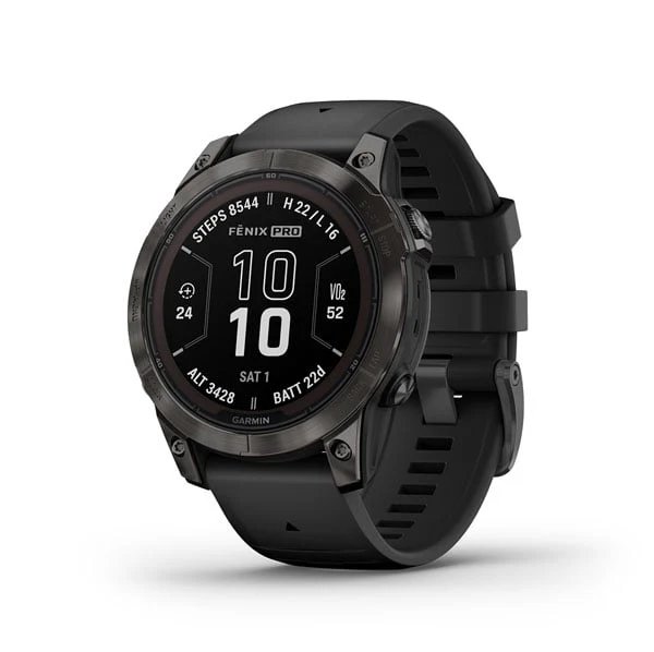 Garmin Fenix 7X - Sapphire Solar Edition — Ilustrační foto — barva se může lišit