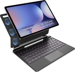 Samsung Galaxy Tab S10 Plus/S10 Plus 5G/ S9 Plus/ S9 FE Plus/ S9FE Plus 5G - Book Cover Keyboard - AI Key - Nordic 1
