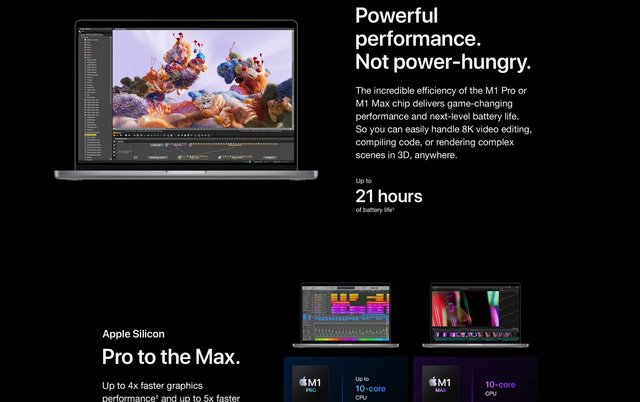 Apple MacBook Pro (16" 2021, M1 Max)