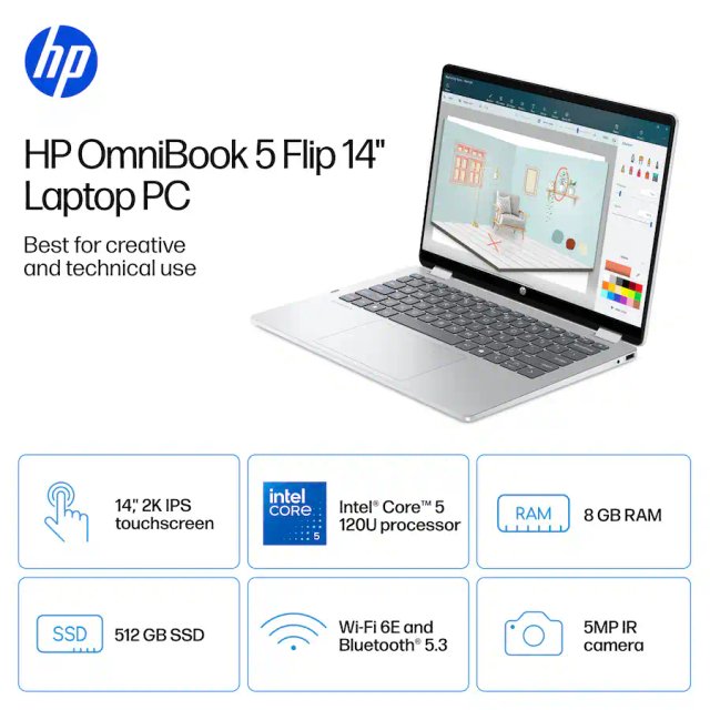 HP OmniBook 5 NGAI 14-he0836no 14"