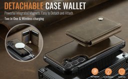 Dbramante1928 Galaxy S23 - Stockholm 2-in-1 Wallet + Magnetic Cradle - Black 1