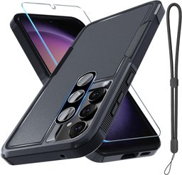 Samsung Galaxy S23 Plus - Silicone Grip Case - Dark Blue 2