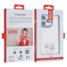 UNIQ Accessory Zadní kryt pro iPhone 14 Pro Max — barva: světle modrá 4
