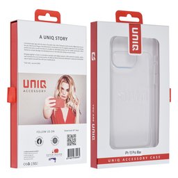 UNIQ Accessory iPhone 15 Pro Max TPU Zadní kryt — barva: průhledná 4
