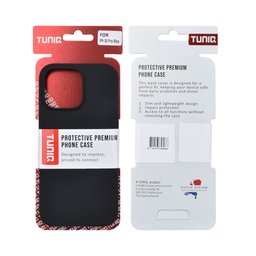 TUNIQ Zadní kryt pro iPhone 16 Pro Max — Celosilikonový — barva: černá 3