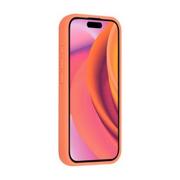 TUNIQ Zadní kryt pro iPhone 16 Pro — Celosilikonový — barva: oranžová 2