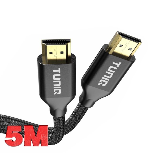 TUNIQ Premium 4K HDMI Kabel — 500cm — barva: černá