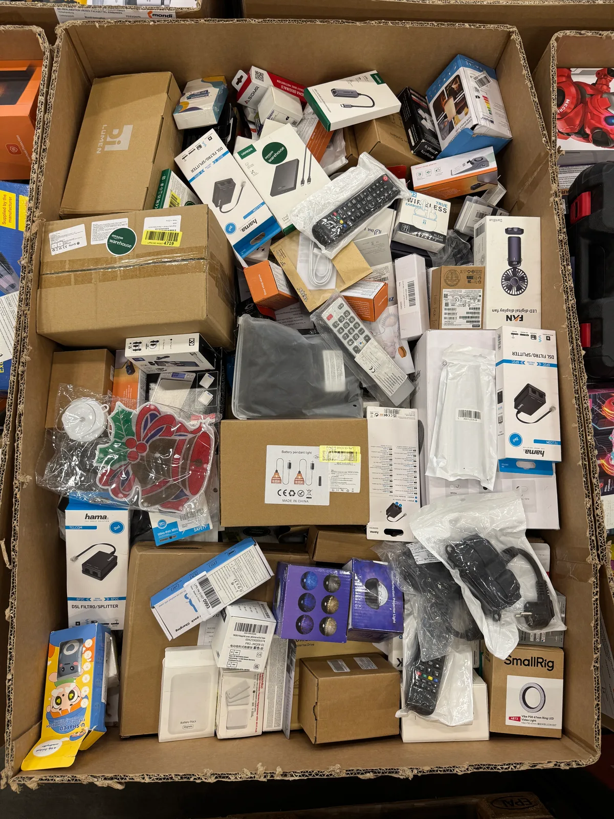 Amazon paleta 53 — mix zboží, 117 kg