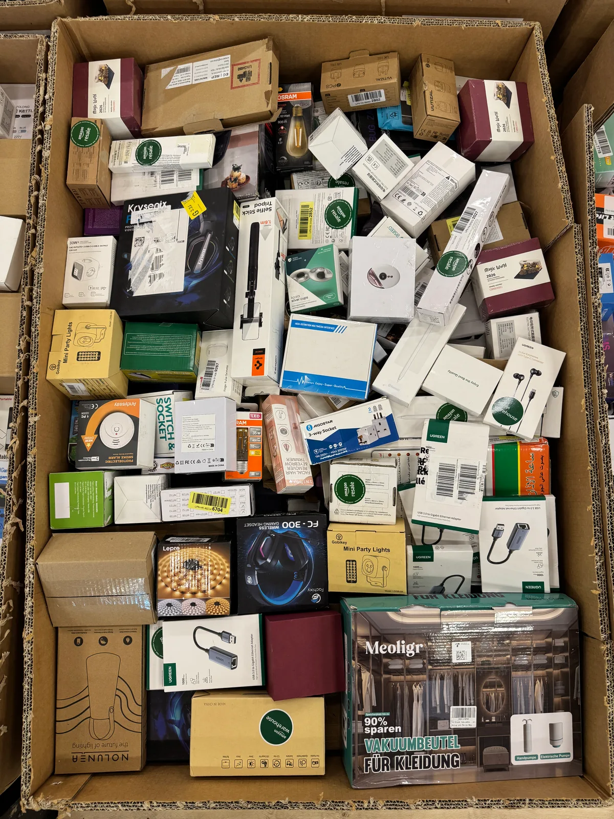 Amazon paleta 76 — mix zboží, 120.5 kg