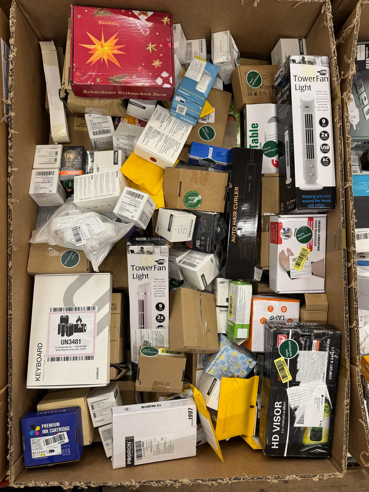 Amazon paleta 98 — mix zboží, 95 kg