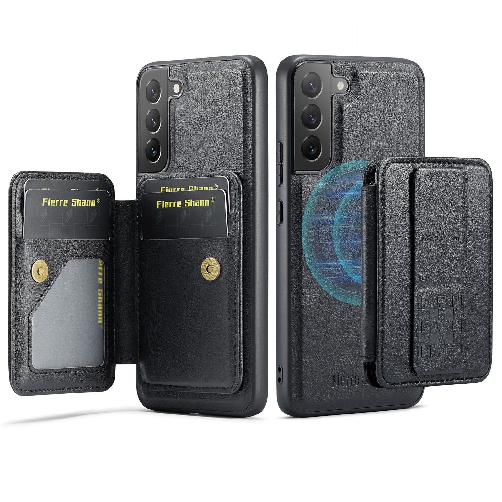 Dbramante1928 Galaxy S23 Plus - Stockholm 2-in-1 Wallet + Magnetic Cradle - Black