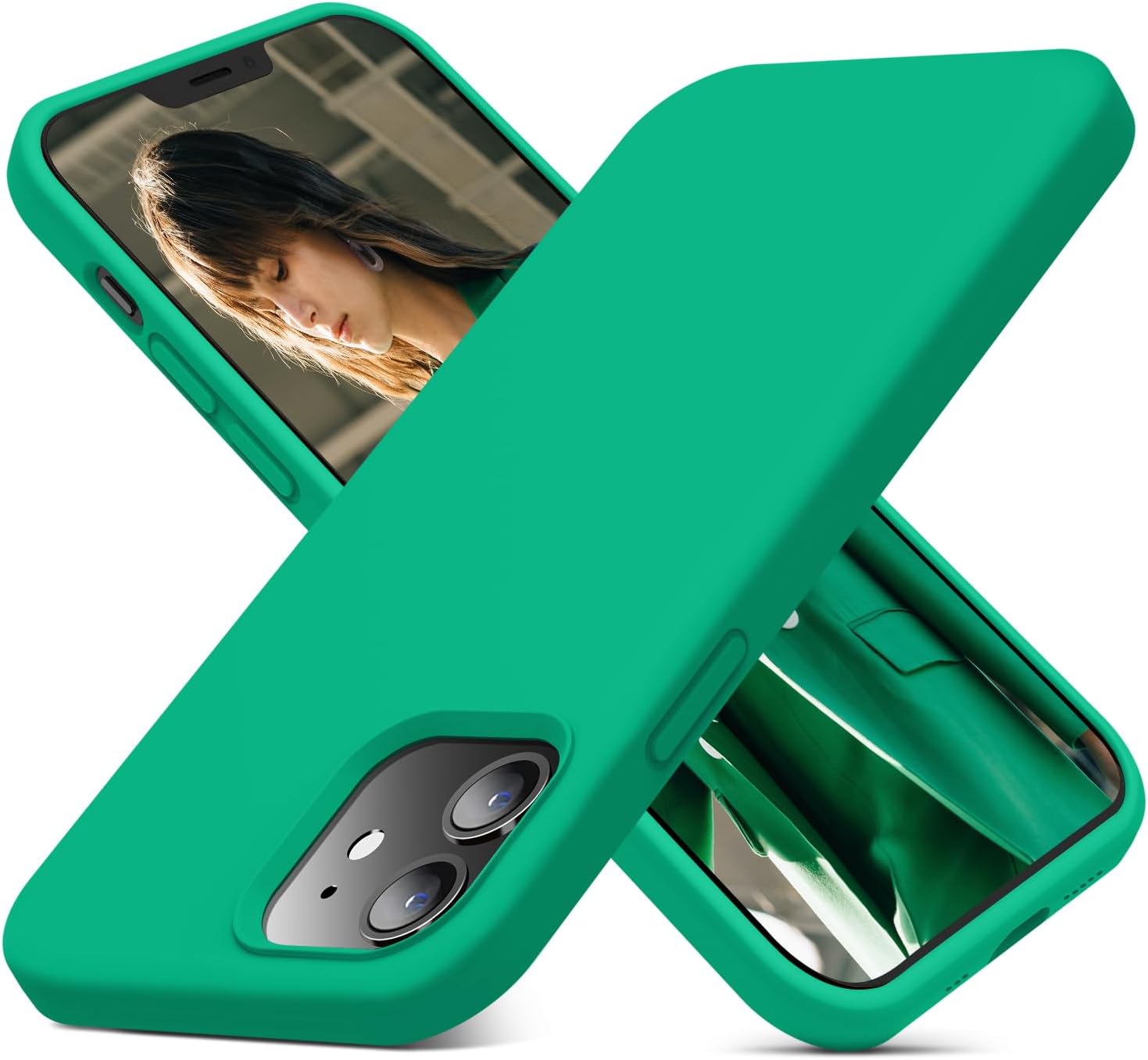 Holdit iPhone 12/12 Pro - Silicone Case - Green