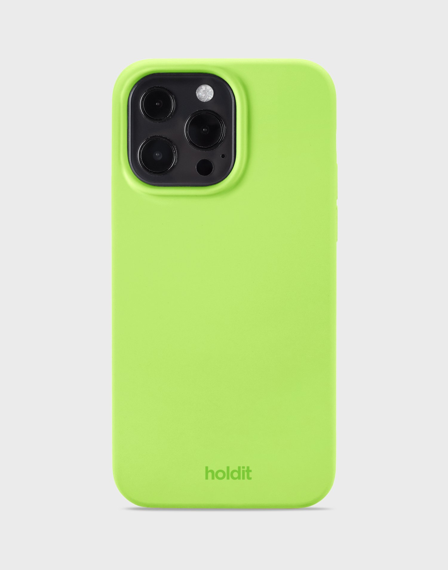 Holdit iPhone 15 Pro - Silicone Case - Green