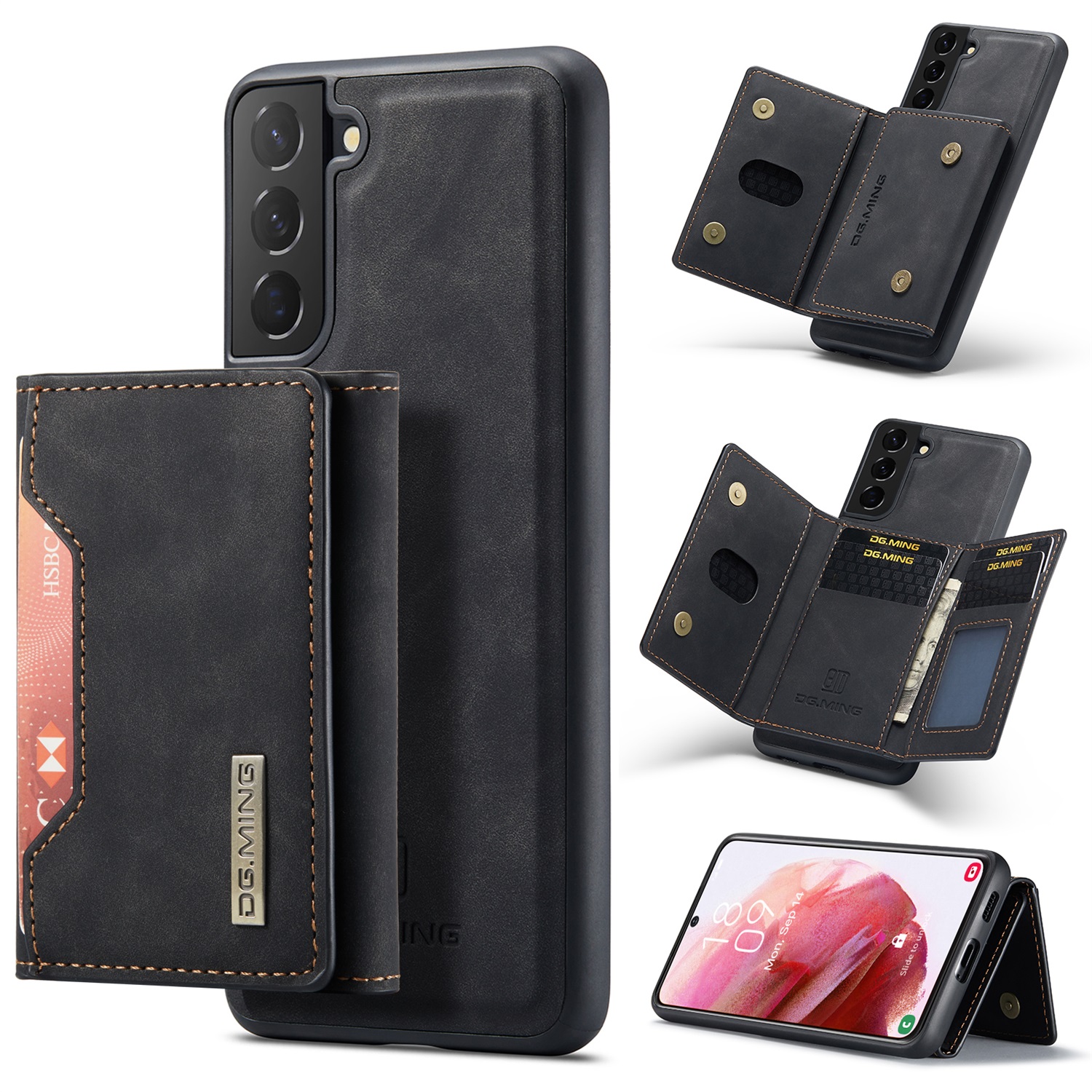 Samsung Galaxy S24 Plus - Vegan Leather - Black