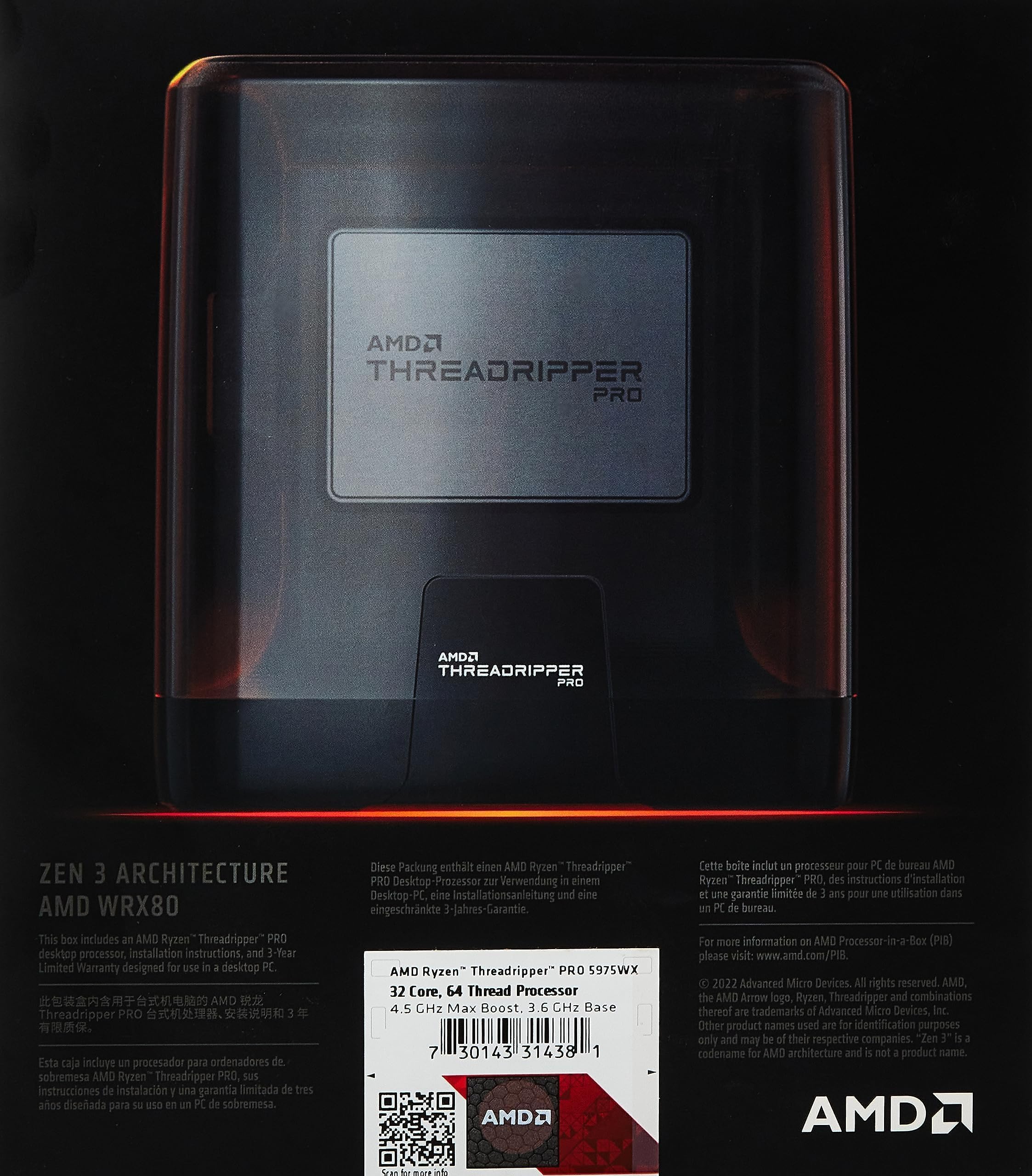 AMD Ryzen Threadripper PRO 3945WX