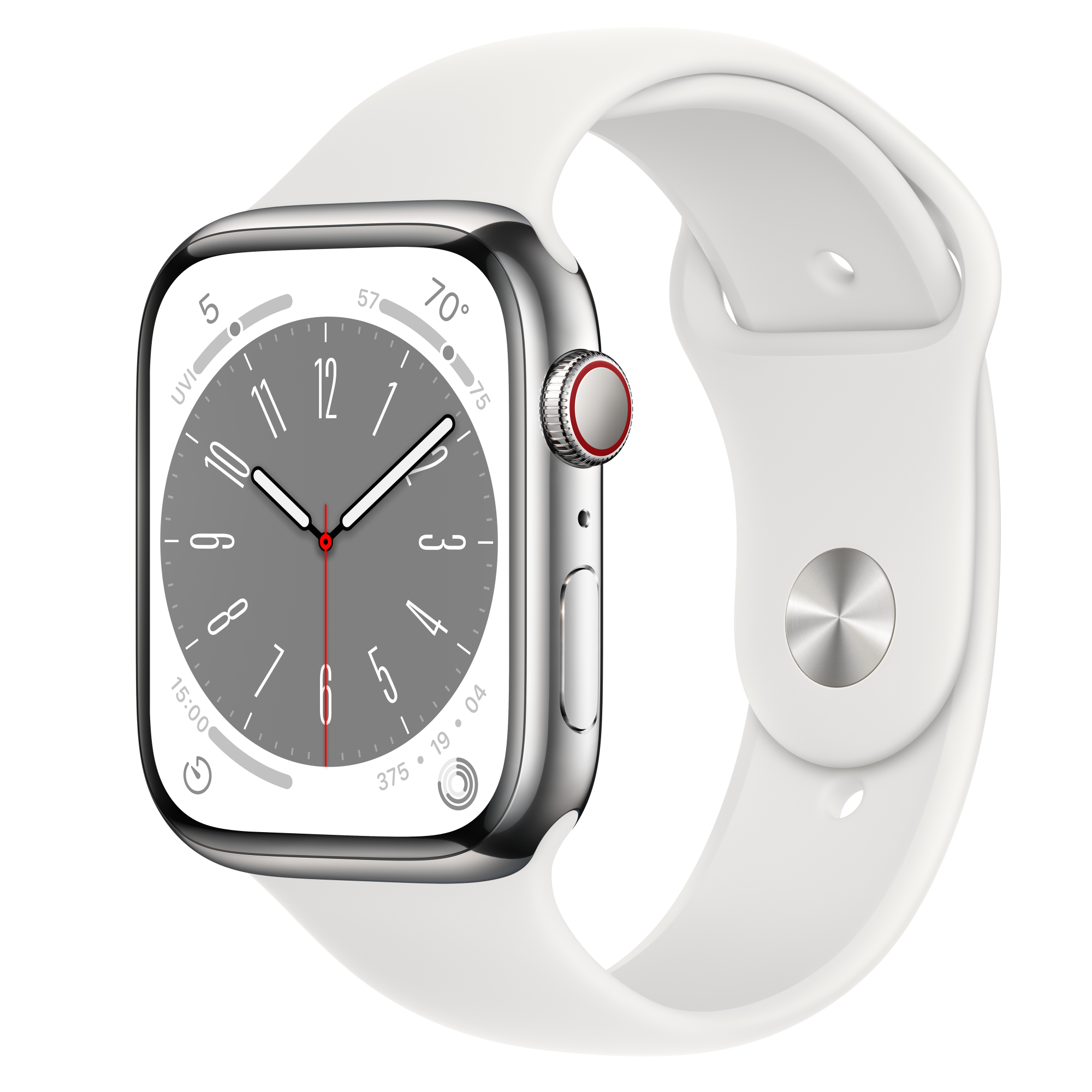 Apple Watch Series 5 44mm GPS+Cellular Stainless Steel Case